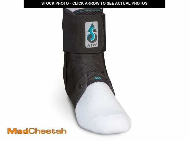 Lot 74-12879235 - Med Spec 264014 ASO Ankle Stabilizer, Black, Medium - UNUSED