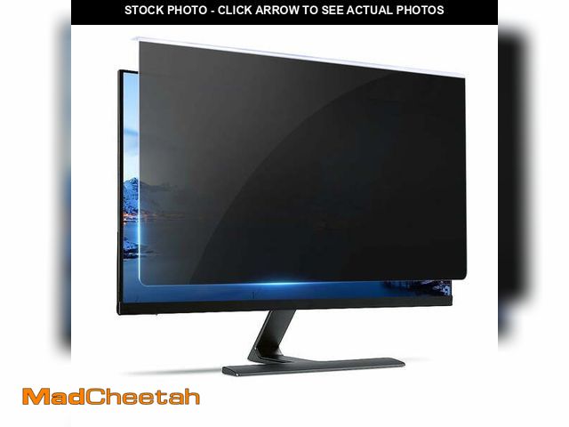 Lot 74-12887534 - 27" Computer Privacy Screen Filter for 16:9 Widescreen Monitor, Anti Blue Light Filter Desktop Monit...