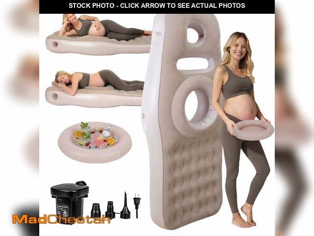 Lot 74-13570512 - Inflatable Pregnancy Pillow with Belly &amp; Head Hole, Prone Pregnancy Pillow for Stomach Sleepers,...