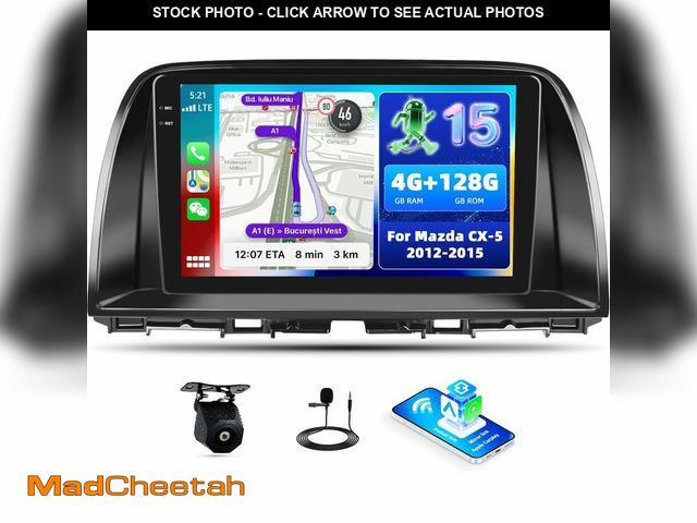Lot 74-14055218 - [4G+128G] Car Radio for Mazda CX-5 2012-2015 with Wireless CarPlay Android Auto,9 inch Touchscreen A...