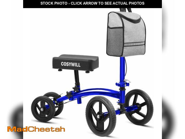 Lot 74-12832994 - COSYWILL Steerable Knee Scooter,Economy Knee Walker,All Terrain Foldable Medical Scooter for Foot In...