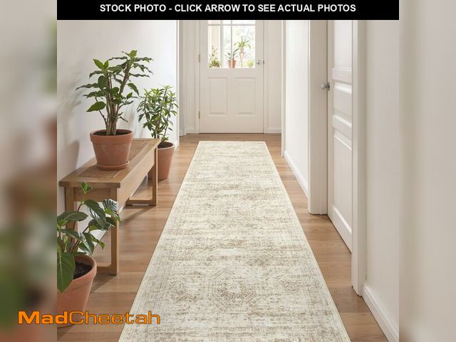 Lot 74-14064038 - Restydon Rug Runners for Hallways Non Slip - 2x8 Runner Rug for Bedroom, Washable Runner with Rubber...