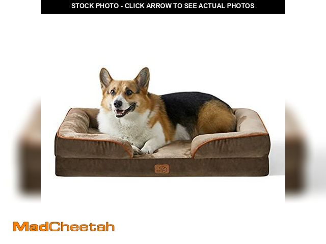 Lot 74-12788635 - Bedsure Orthopedic Dog Bed for Large Dogs - Big Washable Dog Sofa Beds Large, Supportive Foam Pet Co...