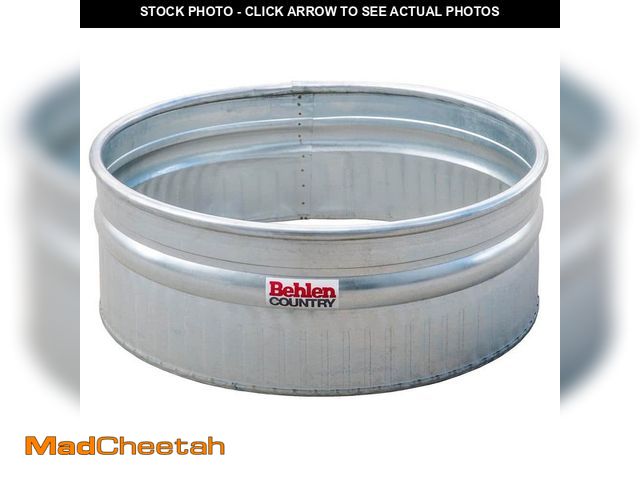 Lot 74-12557130 - Behlen Country 36 in. x 12 in. Round Galvanized Steel Wood Fire Ring - UNUSED