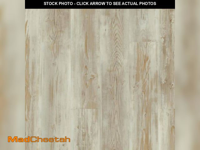 Lot 74-12414173 - Home Decorators Collection Bayview Pine 12 MIL x 7 in. W x 48 in. L Waterproof Click Lock Luxury Vin...