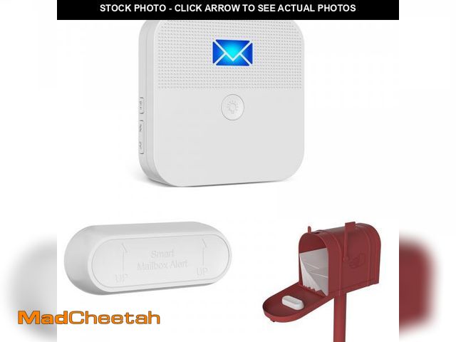 Lot 74-11553234 - Mailbox Alarm Mail Chime Notification System-Mail Alarm 600 ft Long Range Wireless Mailbox Alert wit...