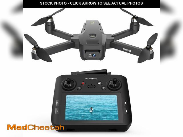 Lot 74-12455310 - K600GPS Drone with Camera for Adults, 4.5 inch LCD RC Screen, 32G SD Card, GPS Drone Auto Return, Ge...
