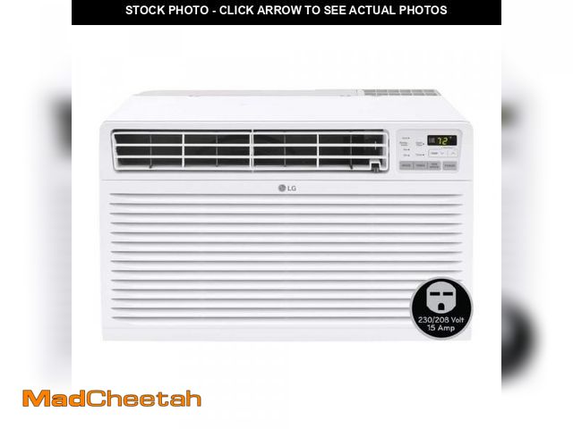 Lot 74-12390739 - LG 9,800 BTU 230V Through-the-Wall Air Conditioner Cools 440 Sq. Ft. with Remote, Dehumidifier and i...