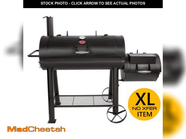 Lot 74-14394554 - Char-Griller 1012 sq. in. Competition Pro Offset Charcoal Grill or Wood Smoker in Black - UNUSED