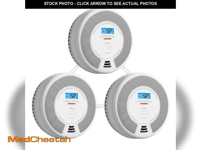 Lot 74-12444588 - X-Sense Wireless Interconnected Combination Smoke and Carbon Monoxide Detector with LCD Display &amp...
