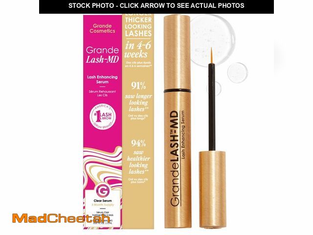 Lot 74-14059936 - Grande Cosmetics GrandeLASH-MD Lash Enhancing Serum - Peptide &amp; Vitamin Infused Formula for Long...