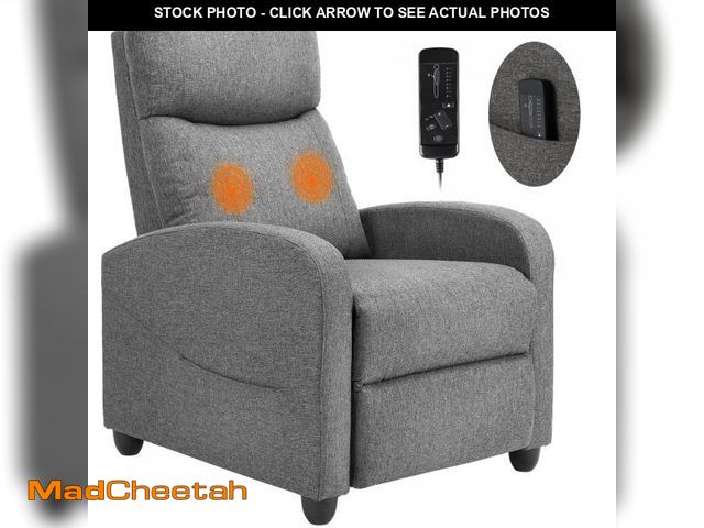 Lot 74-12513319 - Sweetcrispy Massage Recliner Chair for Adults, Adjustable Home Theater Seating with Lumbar Support, ...