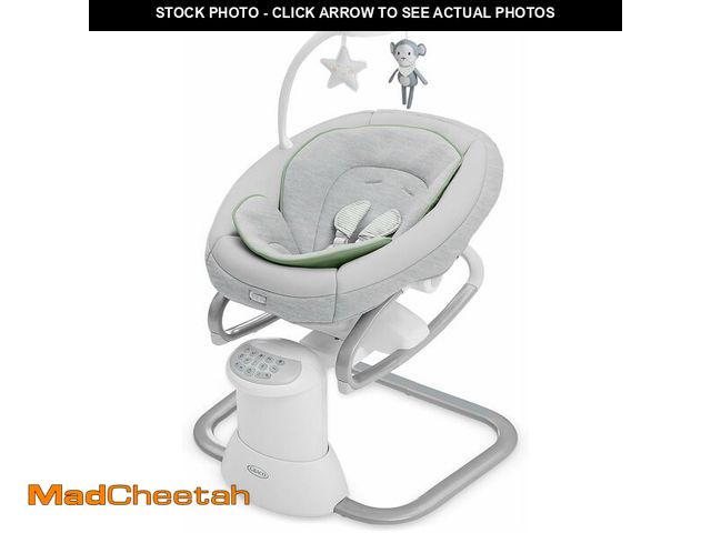 Lot 74-13418930 - Graco Soothe My Way with Removable Rocker, Madden - Versatile Baby Swing &amp; Portable Rocker - USE...