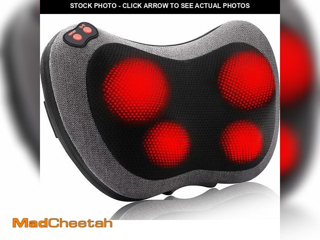 Lot 74-12715799 - Papillon Shiatsu Back and Neck Massager with Heat, Deep Tissue Kneading,Electric Massage Pillow for ...