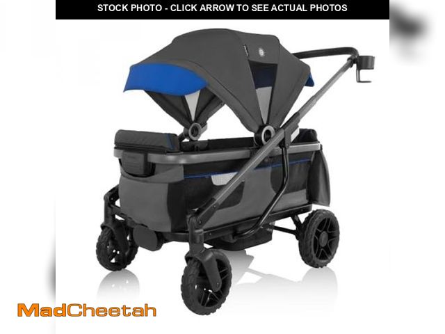 Lot 74-12265389 - Evenflo Shyft RideShare Stroller Wagon - Electric Blue - UNUSED