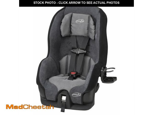 Lot 74-12544018 - Evenflo Tribute LX Convertible Car Seat - Compact Convenience for On-the-Go Families, Saturn Gray - ...