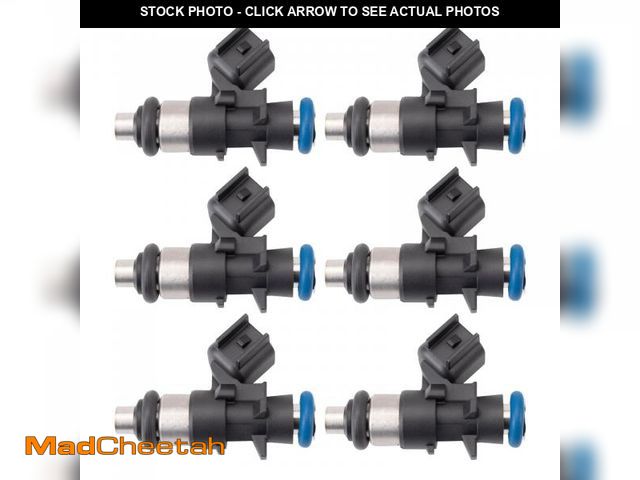 Lot 74-12221651 - TRQ Fuel Injector Set Compatible with 2014-2017 Jeep Cherokee - USED