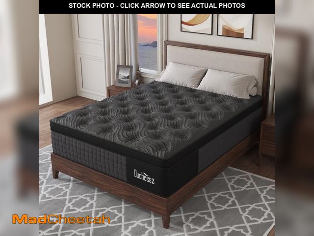 Lot 74-12378505 - Duchessz 14inch Full Mattress with Gel Memory Foam Euro Top Hybrid Mattress Medium Firm,Adult - UNUS...