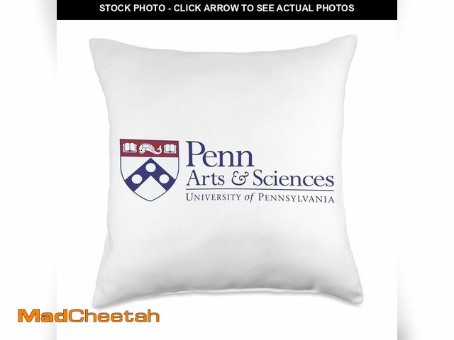 Lot 74-13802441 - UPenn Penn School of Arts &amp; Sciences Throw Pillow - UNUSED