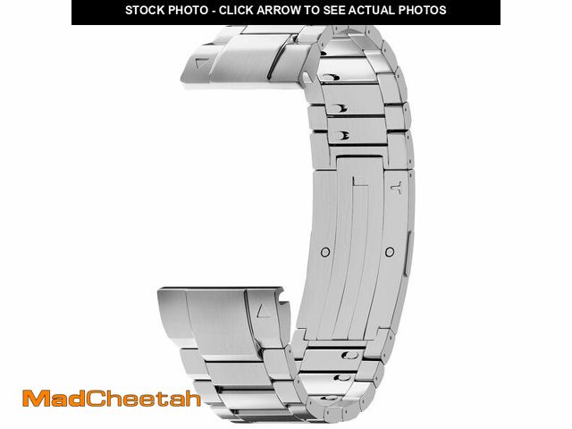 Lot 74-14061506 - LDFAS Fenix 8/7/6/5 Band, 22mm Titanium Metal [Super Scratch Resistant] Quick Easy Fit Watch Strap C...