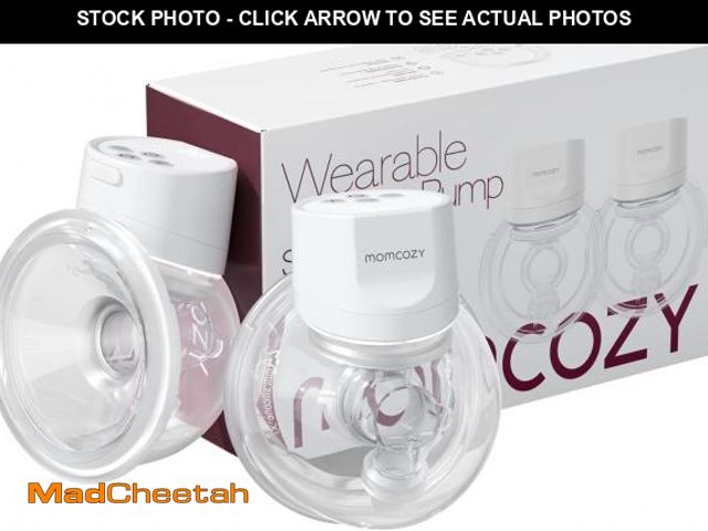 Lot 74-11908382 - Momcozy Hands-Free Breast Pump S12 Pro, Wearable &amp; Portable Pump with Soft DoubleFit Flange, 3 M...