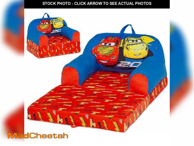 Lot 74-14067181 - Delta Children - Cars Cozee Buddy Flip-Out Kids Chair, Blue - UNUSED