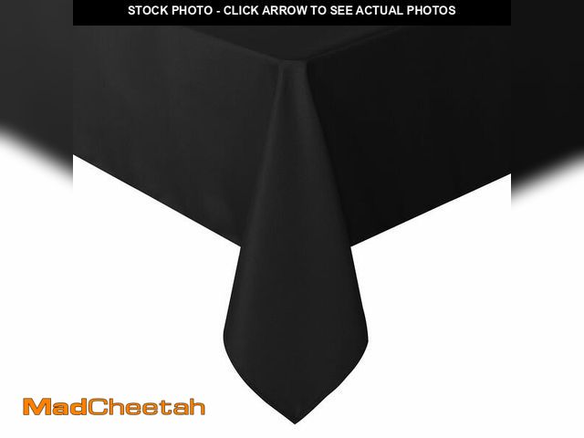 Lot 74-13719447 - sancua Square Tablecloth - 70 x 70 Inch - Water Resistant Spill Proof Washable Polyester Table Cloth...