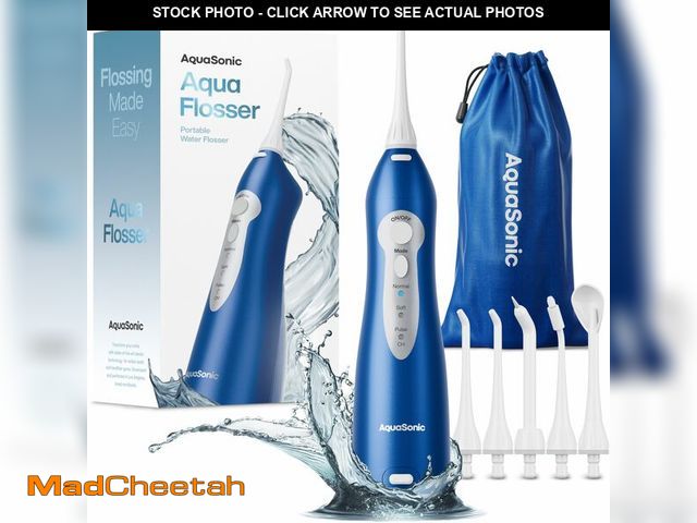 Lot 74-13566289 - AquaSonic Water Flosser - Cordless Rechargeable Water Flossers for Teeth Cleaning - Waterproof Aqua ...