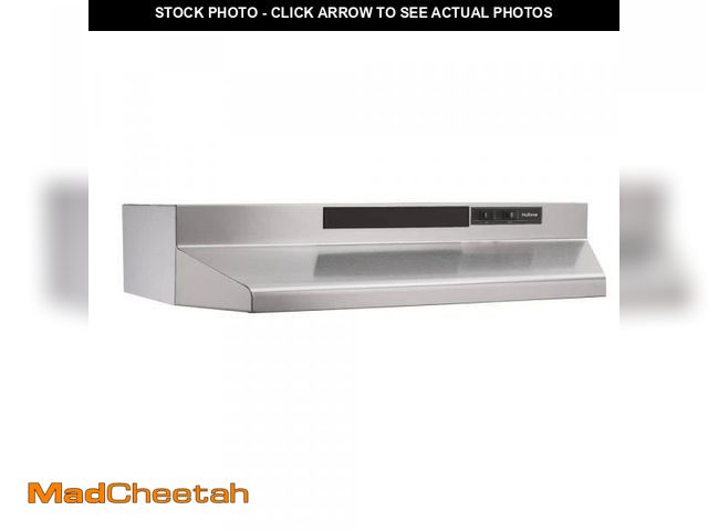 Lot 74-12032019 - *SEE DETAILS* Broan-NuTone RL6200 Series 30 in. Ductless Under Cabinet Range Hood with Light in Stai...