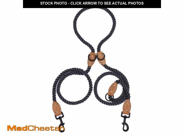 Lot 74-12975209 - Mile High Life Dual Dog Leash, Double Dog Leash, 360 Swivel No Tangle Walking Leash, Hands Free Leas...