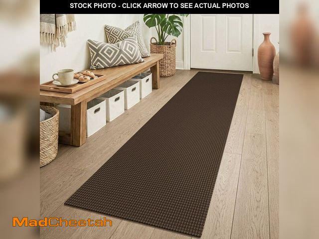 Lot 74-14210519 - KOZYFLY Runners for Hallways 2x6 ft Washable Kitchen Runner Non Slip Rubber Backed Hall Runners Cott...