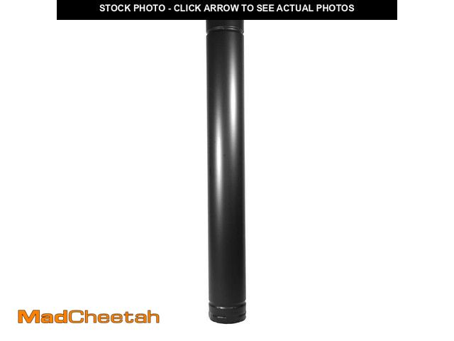 Lot 74-12746530 - DuraVent PelletVent for Multi-Fuel 3in. Diameter X 60in. Straight Pipe Length, Black - UNUSED