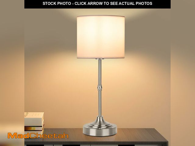 Lot 74-13950396 - HAPYGI Portable Cordless Table Lamp,Built-in 5200mAH Rechargeable Battery, Dimmable Touch Wireless L...