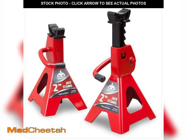 Lot 74-11851670 - Jack Boss Jack Stands Low Profile 2 Ton(4400 LBs) Lifting Car Stand, Fit Use for Cars Automotive Sma...