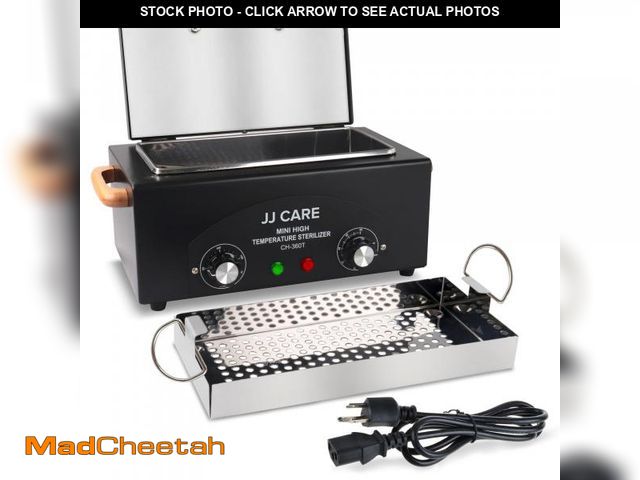 Lot 74-12522785 - JJ CARE Dry Heat Sterilizer for Metal Tools, 1.8L High Temp Sterilizer for Nail Tools with Timer, St...