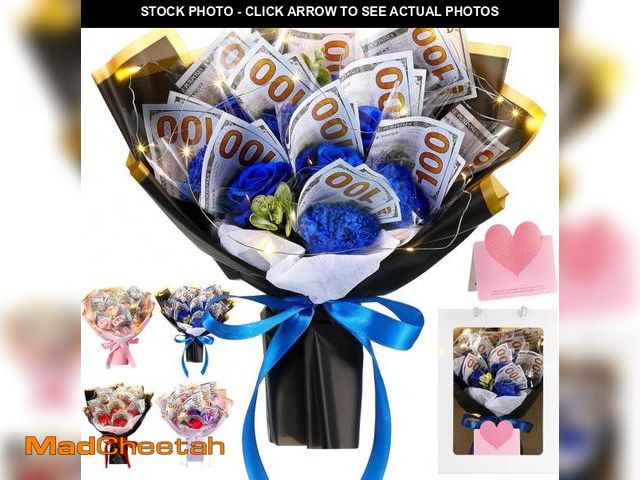 Lot 74-11557631 - Thiccywoov Mother's Day Money Flower Bouquet Money Bouquet Kit for Cash Gift Cash Nosegay Flowers wi...