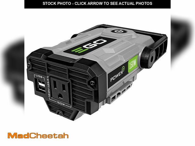 Lot 74-12711455 - EGO POWER+ Portable Inverter, 150W, Power Inverter Generator, Quiet, Battery and Charger Not Include...