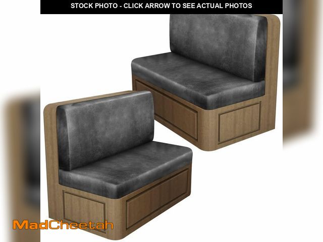 Lot 74-14210696 - Leather Look RV Dinette Cushion Covers, Stretch Camper Cushion Slipcovers for Travel Trailer Couch R...