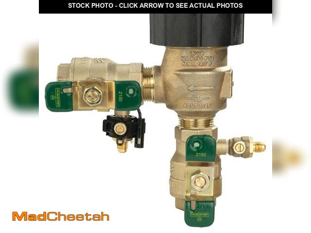 Lot 74-13002629 - Watts 1 in. Bronze Anti-Siphon Pressure Vacuum Breaker with Quarter Turn Shutoffs and Tee Handles, F...