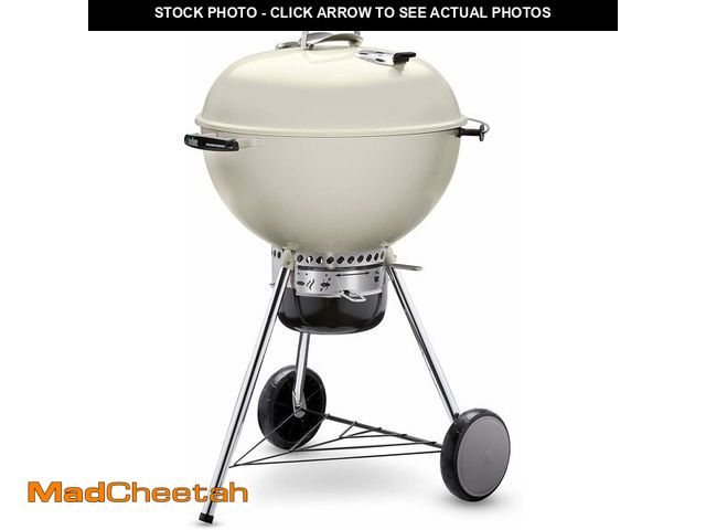 Lot 74-12632724 - Weber Master-Touch 22" Charcoal Grill, Ivory - UNUSED