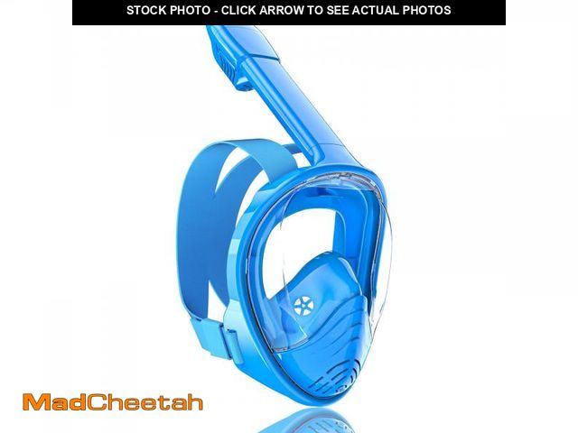 Lot 74-11555668 - QingSong Kids Snorkel Mask Full Face, Snorkeling Set with Camera Mount, 180 Degree Panoramic View Sn...