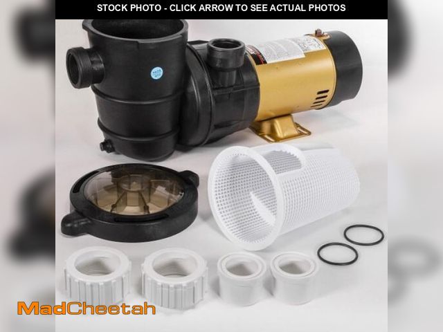 Lot 74-12264192 - XtremepowerUS 1.5HP 4980GPH  High Flow  Variable Speed Above-Ground Pool Pump  with Slip-on Fitting ...
