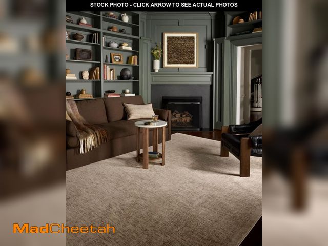 Lot 74-12162653 - Loloi Winston Collection WIT-01 Taupe/Bone 6'-7" x 9'-10", .38" Pile Height, Area Rug, Soft, Durable...