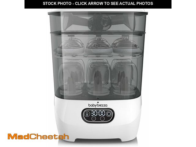 Lot 74-13733550 - Baby Brezza Bottle Sterilizer and Dryer Advanced - 33% Faster - Largest Capacity Steam Sanitizer - U...