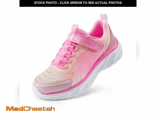 Lot 74-12602187 - DREAM PAIRS Girls Shoes Sneakers Kids Tennis Shoes Sparkle ColorBurst Lightweight Running Casual Wal...