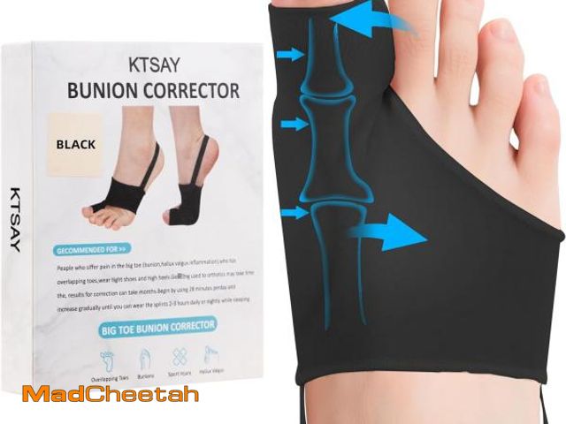 Lot 74-12328293 - KTSAY 2PCS Bunion Corrector for Women &amp; Men, Big Toe Straightener with Splint &amp; Pads, Comfor...