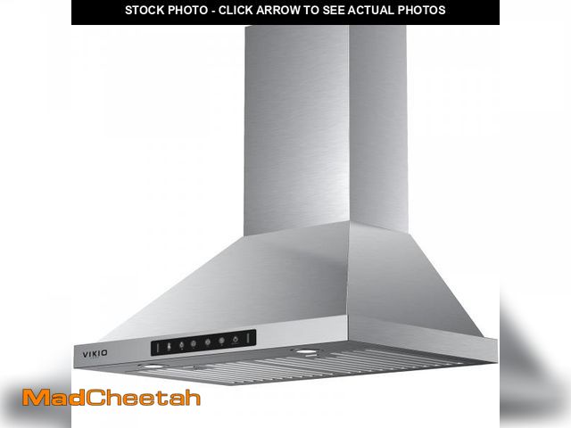 Lot 74-12413139 - VIKIO HOME Wall Mount Range Hood 30 inch,Kitchen Vent Hoods 980 CFM Ducted/Ductless Range Hood,with ...