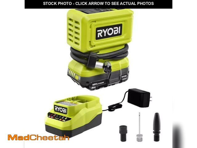 Lot 74-12797152 - ONE+ 18V Cordless High Pressure Inflator Kit With 2.0 Ah Battery And Charger - UNUSED