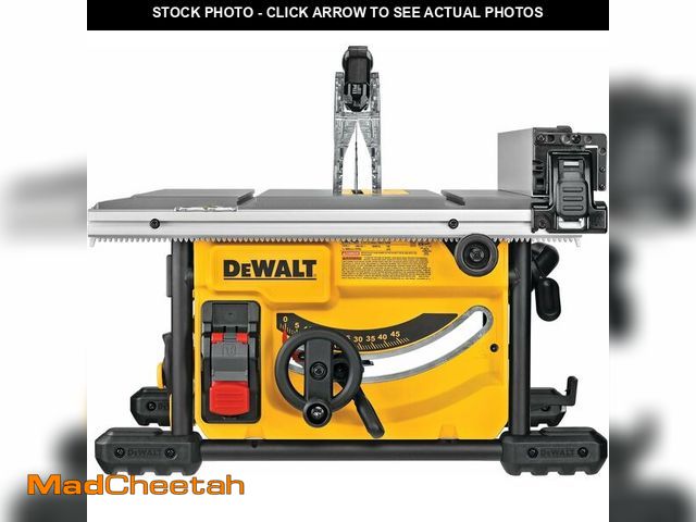 Lot 74-13070733 - DEWALT 15 Amp 8-1/4 in. Compact Portable Jobsite Table Saw (DWE7485) - UNUSED