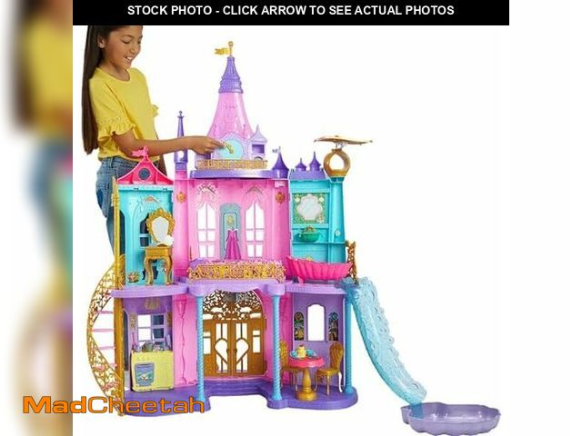 Lot 74-12760319 - Mattel Disney Princess Toys, Ultimate Castle 4 Ft Tall with Lights &amp; Sounds, 3 Levels, 10 Play A...